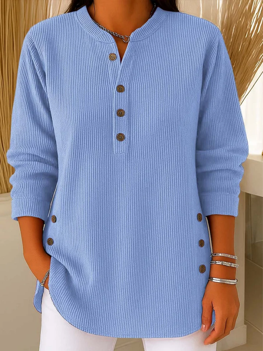 Livia – Pullover mit dezenten Knopfdetails