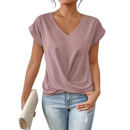 LuKa - Casual V-neck T-shirt