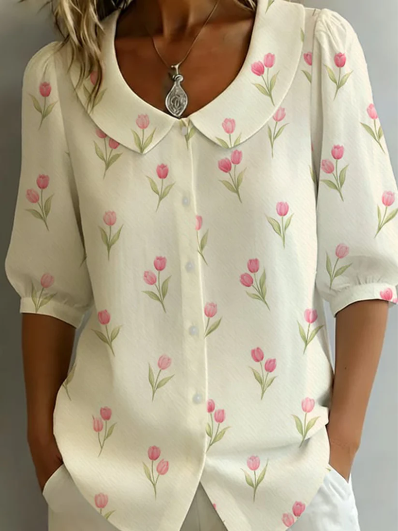 Rosalie – Floral print blouse