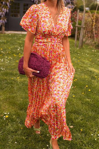Maura | Flattering Printed Maxi Dress