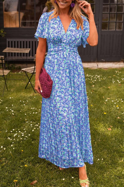 Maura | Flattering Printed Maxi Dress