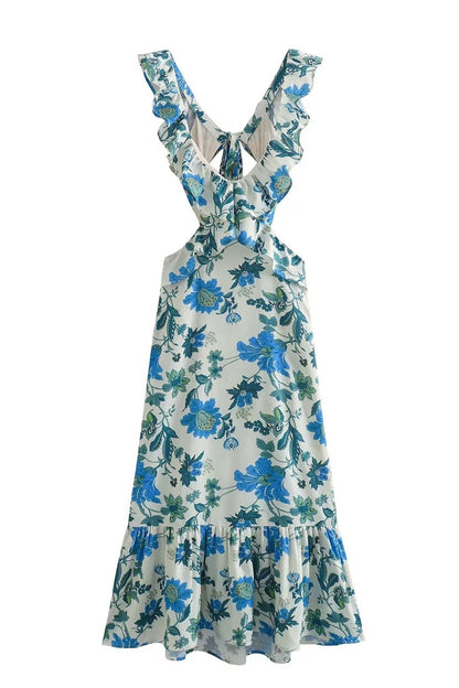 Yafit™ | Floral Ruffle Dress