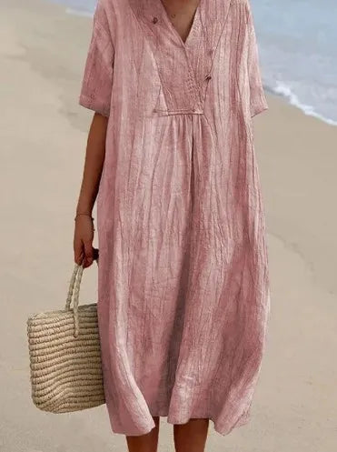 Caoimhe™ | Relaxed Textured Maxi Dress
