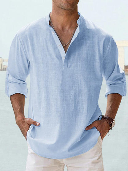 Niall | The Collarless Shirt