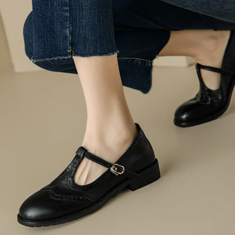 Bríghid | Elegant T-Strap Mary Janes