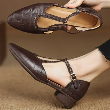 Aoibhfhinn | Leather Mary Janes