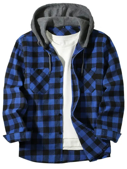 Finbar | Plaid Hooded Jacket