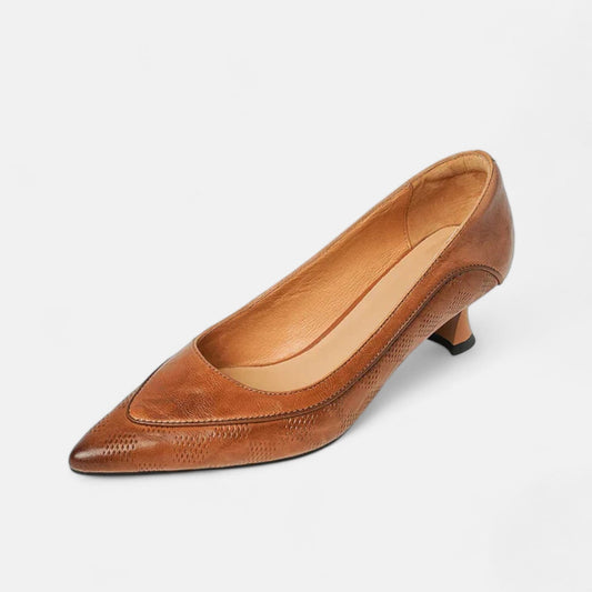 Aige | Refined Leather Heels