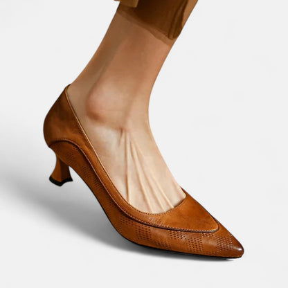 Aige | Refined Leather Heels