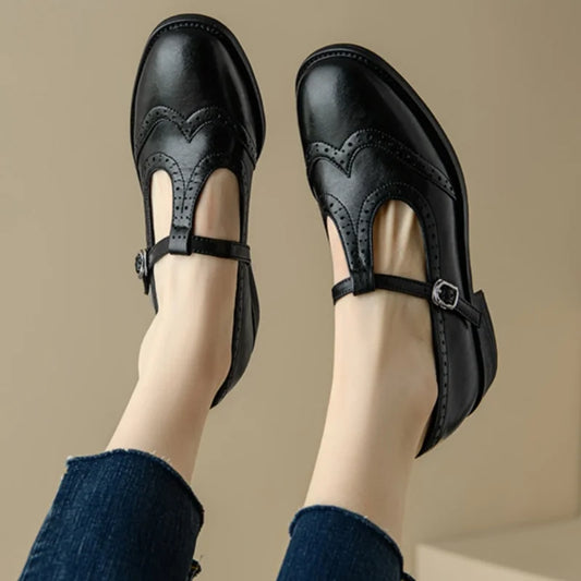 Bríghid | Elegant T-Strap Mary Janes