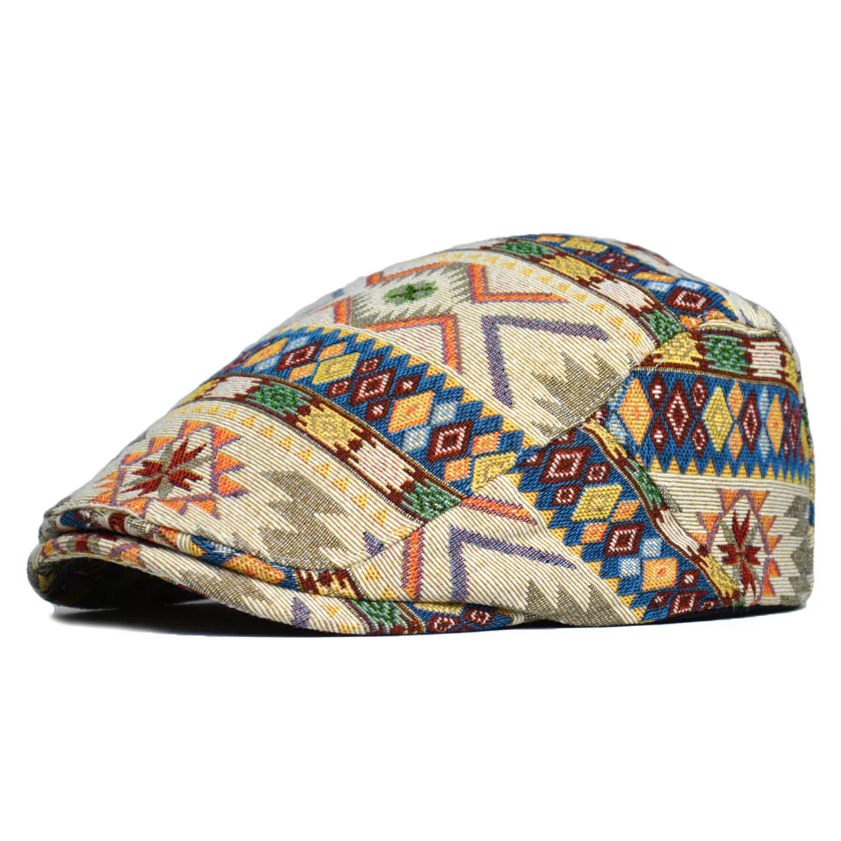 Daithí | Vintage Print Flat Cap