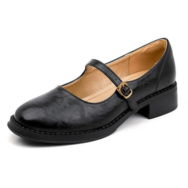 Muirinn | Classic Leather Mary Janes