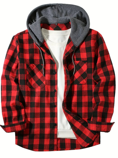 Finbar | Plaid Hooded Jacket