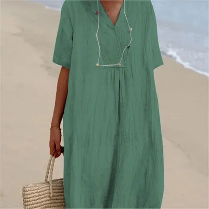 Caoimhe™ | Relaxed Textured Maxi Dress