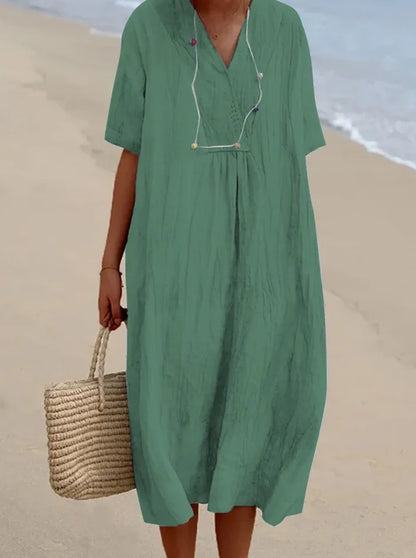 Caoimhe™ | Relaxed Textured Maxi Dress