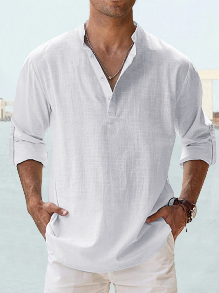 Niall | The Collarless Shirt
