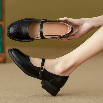 Muirinn | Classic Leather Mary Janes