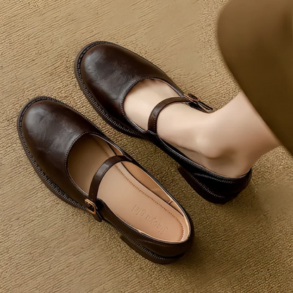 Muirinn | Classic Leather Mary Janes