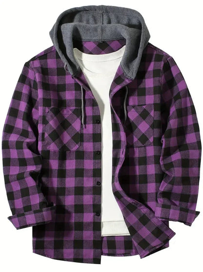Finbar | Plaid Hooded Jacket