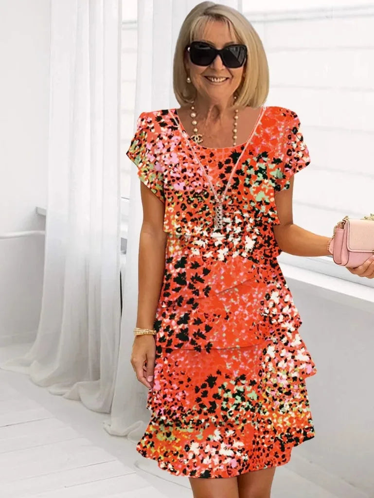 Deirbhile | Ruffle Midi Dress