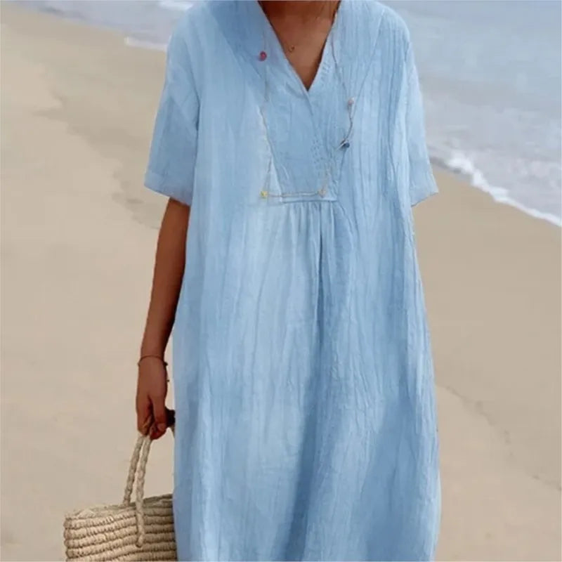 Caoimhe™ | Relaxed Textured Maxi Dress
