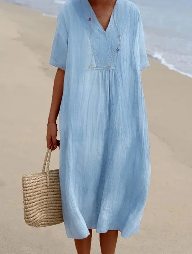 Caoimhe™ | Relaxed Textured Maxi Dress