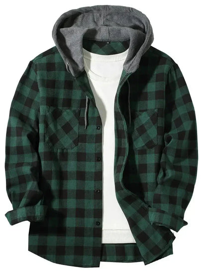 Finbar | Plaid Hooded Jacket