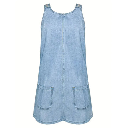 Cliona | Relaxed Denim-Look Dress