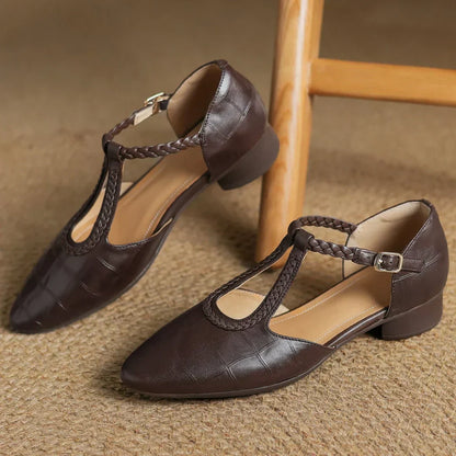 Aoibhfhinn | Leather Mary Janes