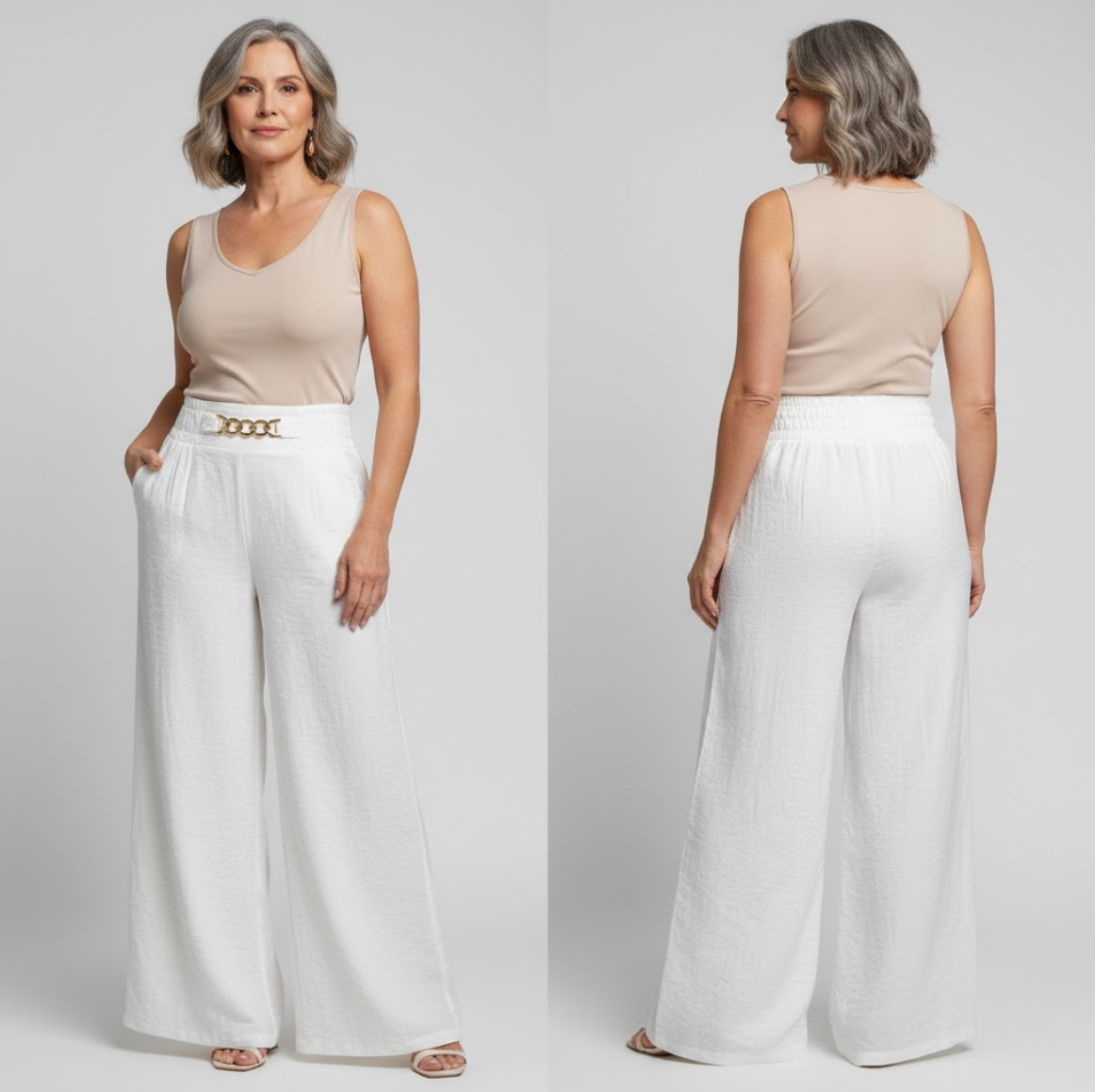 Maeve™ - High-Waisted Wide-Leg Trousers
