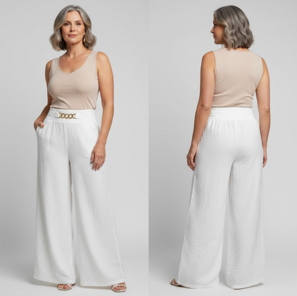 Maeve™ - High-Waisted Wide-Leg Trousers