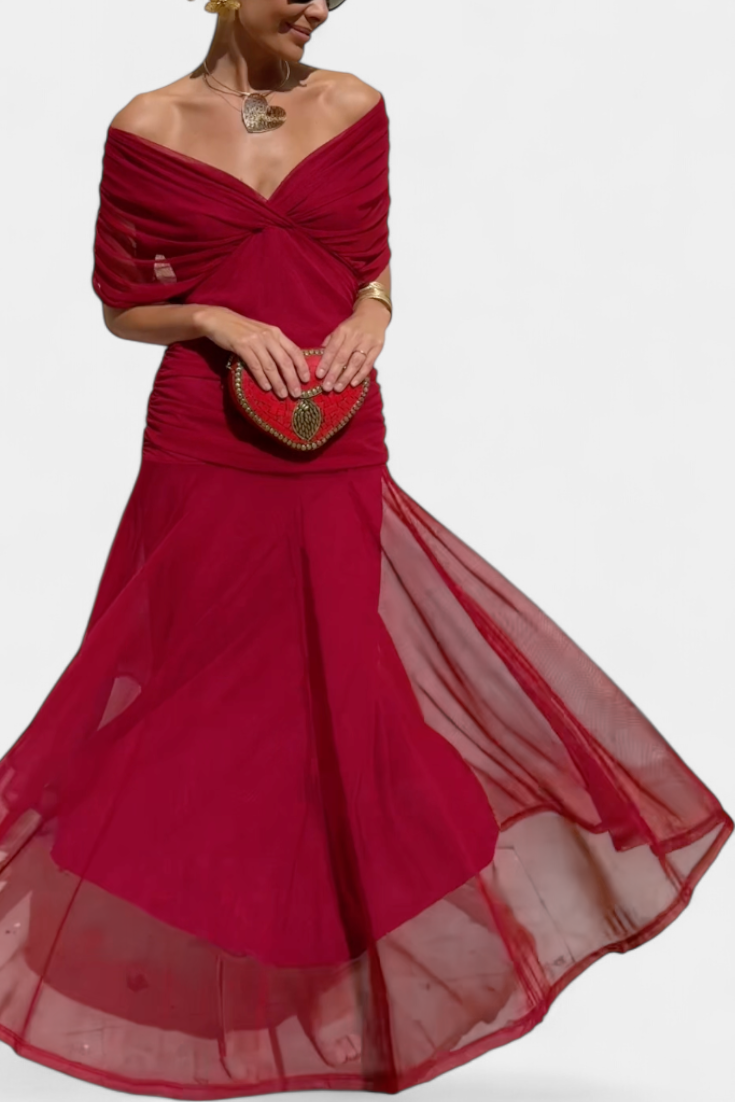 Esmé | Floral V-Neck Maxi Dress