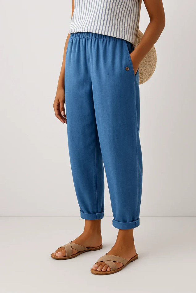 Emer | Timeless Linen-Look Trousers