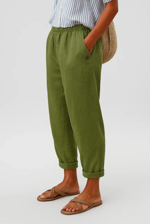 Emer | Timeless Linen-Look Trousers
