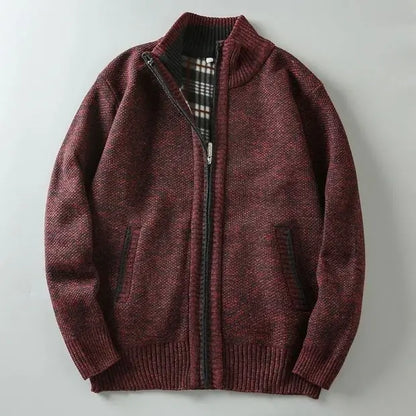 Zip Knit Cardigan | Refined Warmth with a Clean Edge
