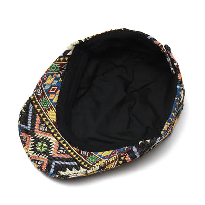Daithí | Vintage Print Flat Cap