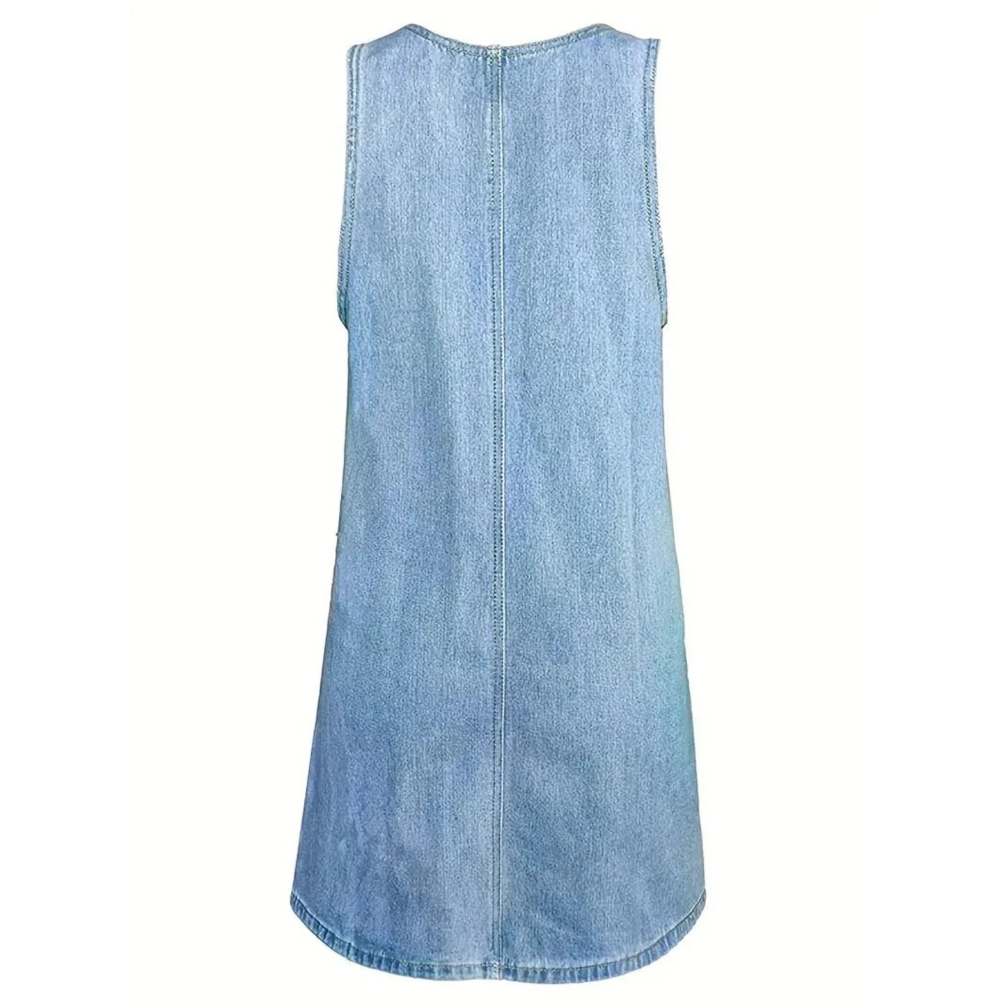 Cliona | Relaxed Denim-Look Dress