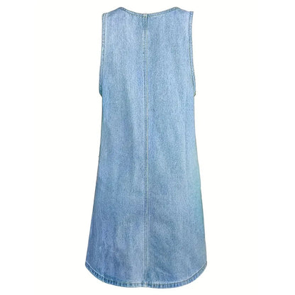 Cliona | Relaxed Denim-Look Dress