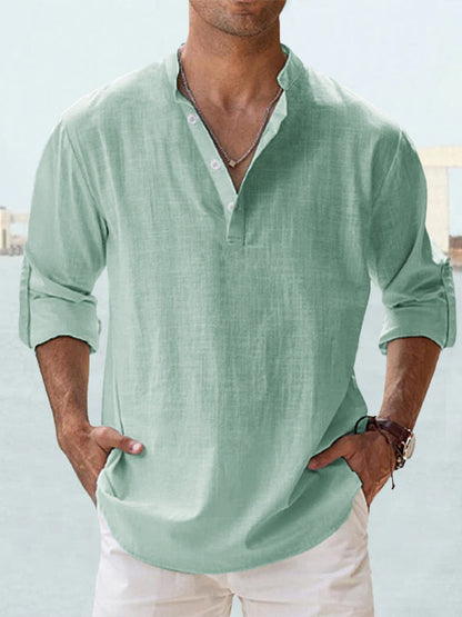 Niall | The Collarless Shirt