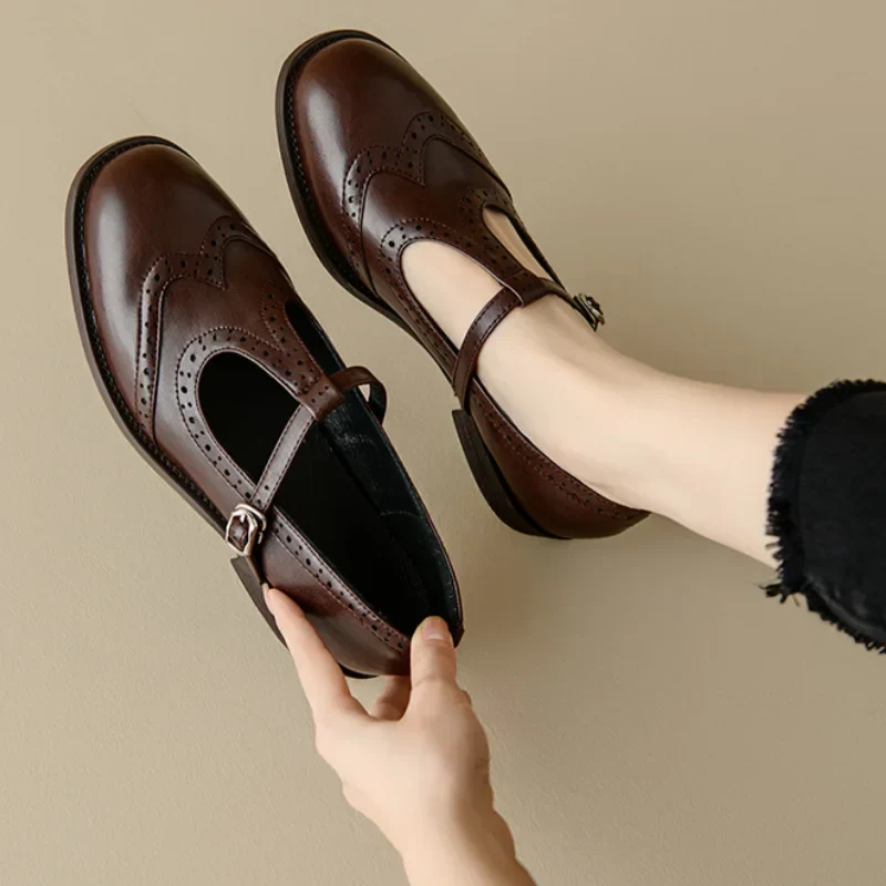 Bríghid | Elegant T-Strap Mary Janes