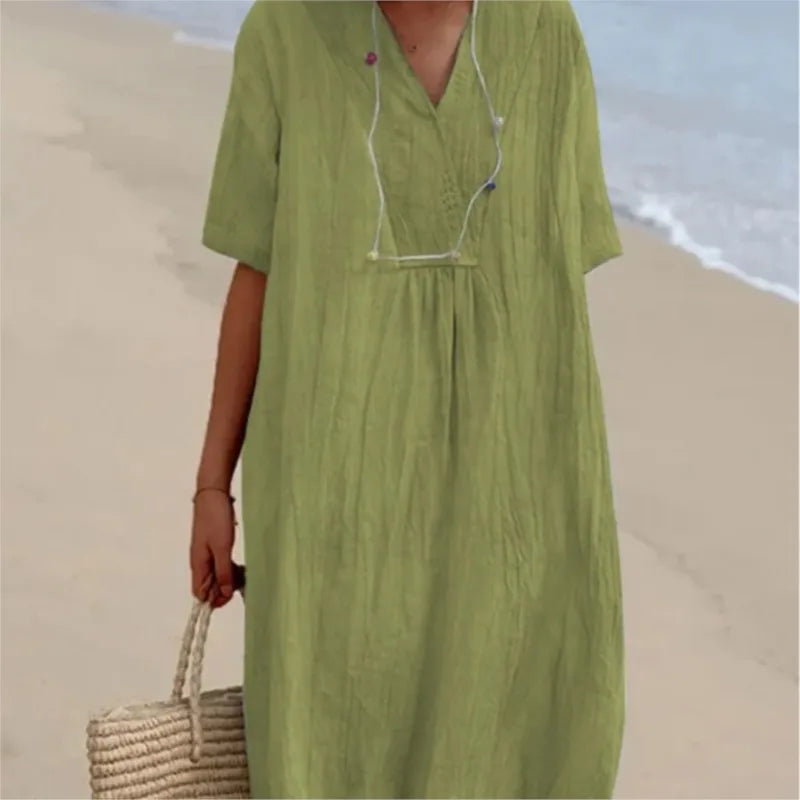 Caoimhe™ | Relaxed Textured Maxi Dress