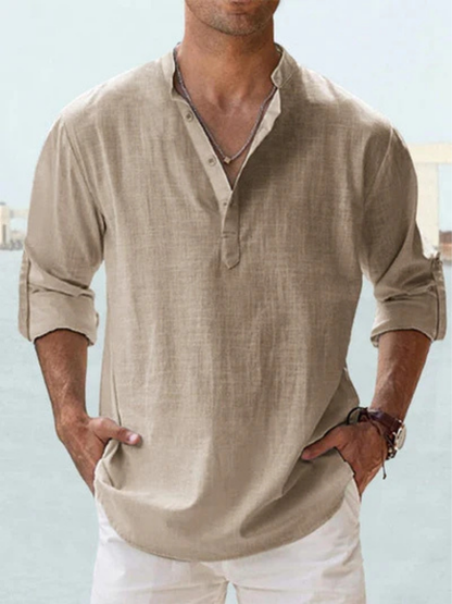 Maxwell™ | Breathable Linen Shirt