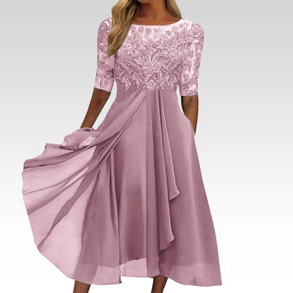 Banna | Elegant Lace Midi Dress