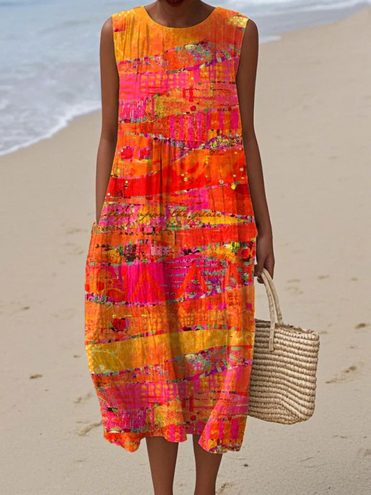 Clíona | Sunset Midi Dress