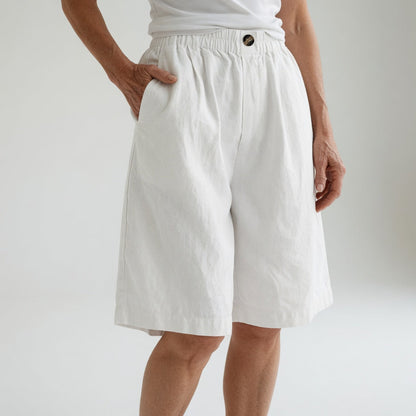 Orla™ - Wide Elastic-Waist Shorts with Natural Summer Comfort