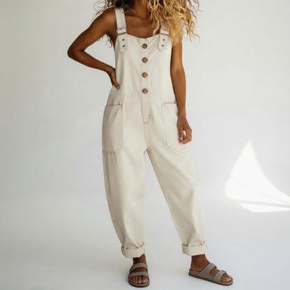 Bertille™ – Denim overalls, summer bohemian look