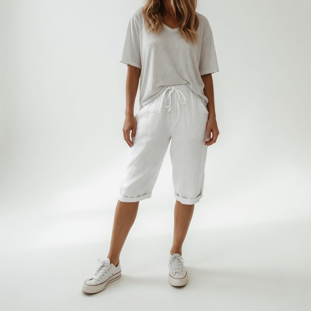 Fernande™ - Relaxed Cotton Summer Bermudas