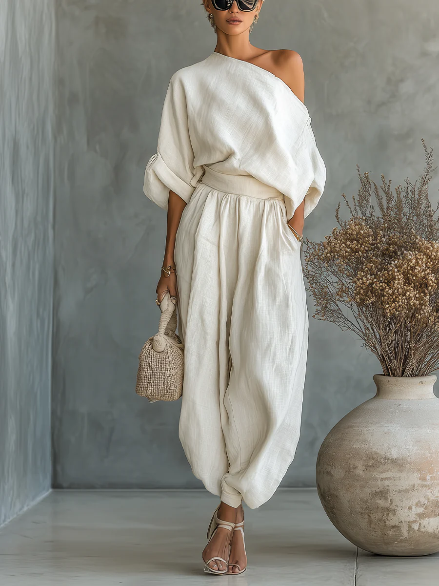 Eimíle | Off-the-shoulder two-piece set