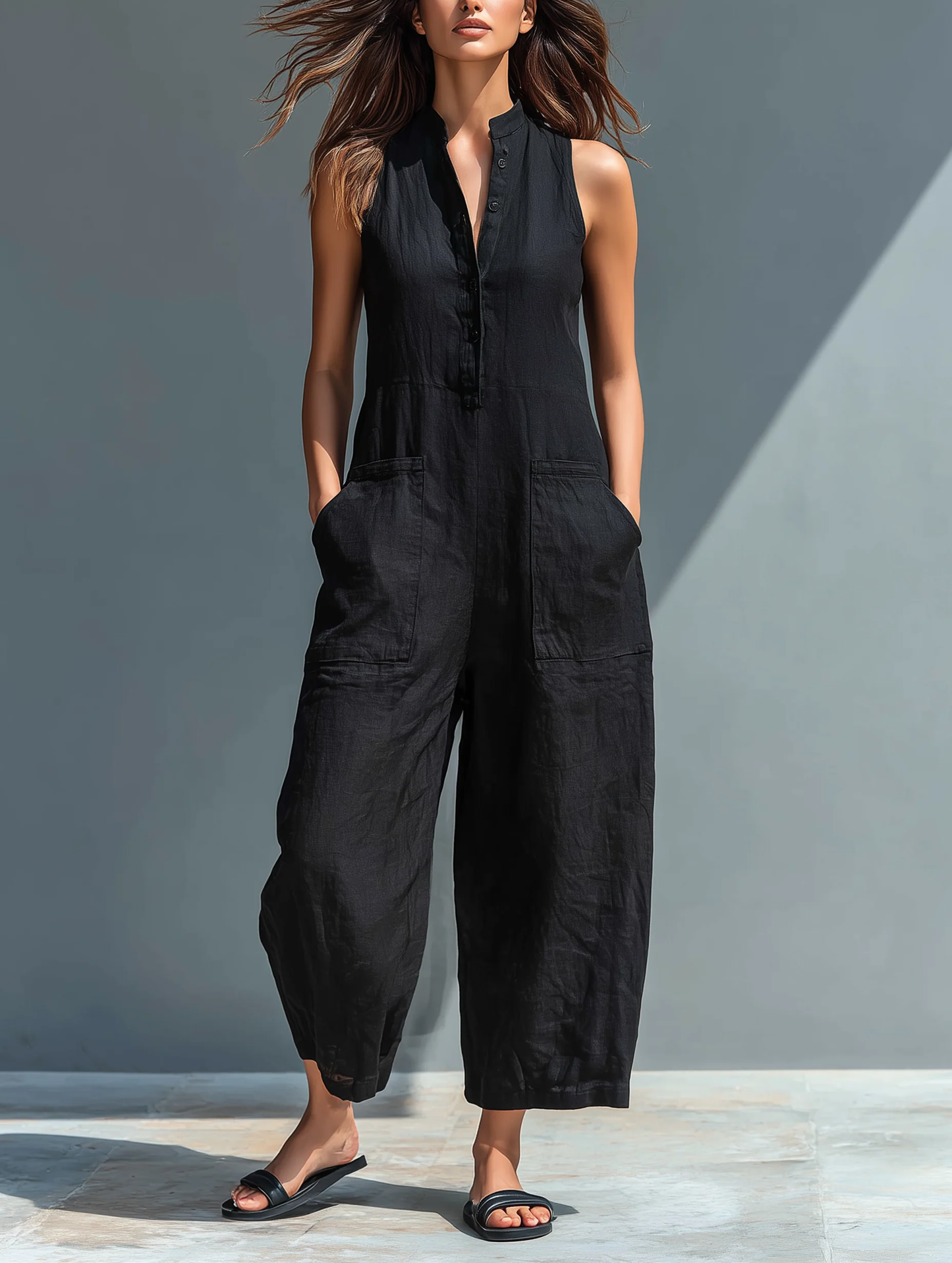 Emer | Minimalist Sleeveless Jumpsuit