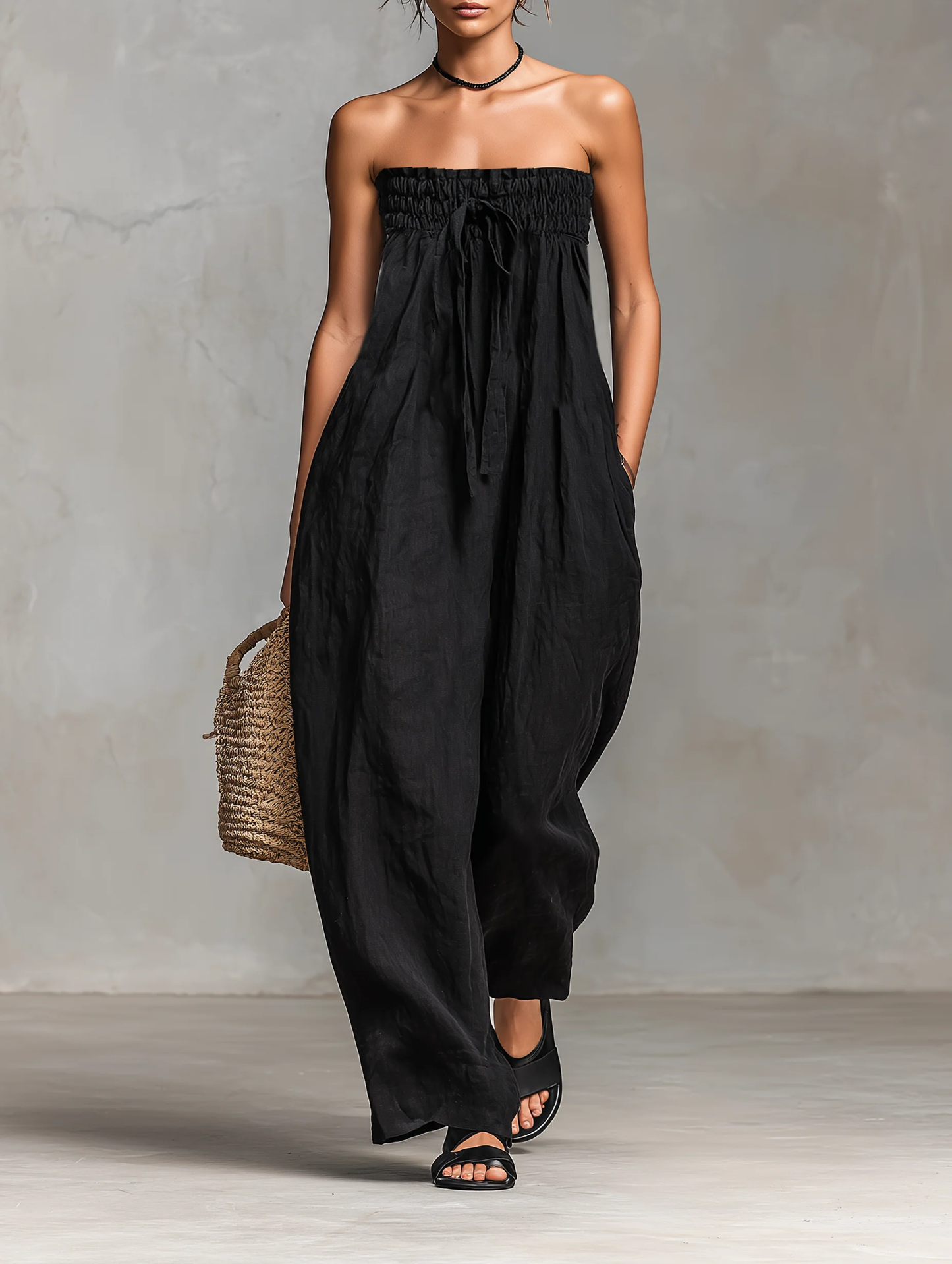 Síle | Elegant strapless one-piece